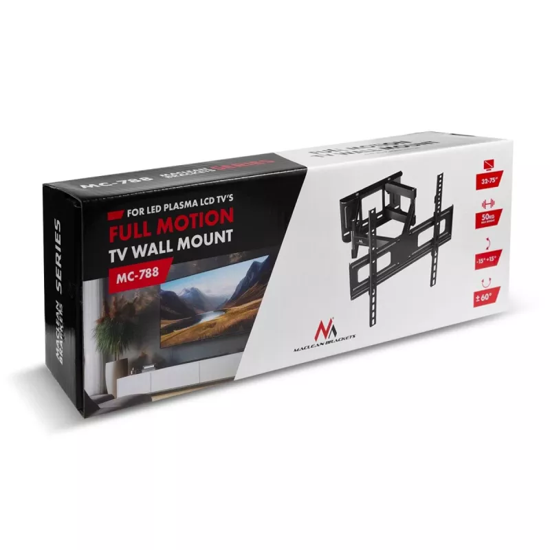 TV laikiklis 21-75'' 50 kg, MACLEAN MC-788