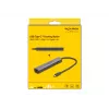 DeLOCK USB Type-C dokavimo stotelė 8K HDMI USB 10 Gbps 2.5 Gigabit LAN PD 100W