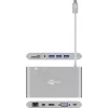 Goobay USB-C™ Multiport adapteris - Viskas viename - Aliuminis - Sidabrinis (62113)