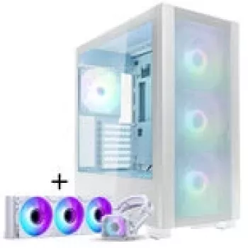 PHANTEKS XT Pro Ultra grūdinto stiklo langai, D-RGB + Glacier One 360M25 Gen2 DRGB, 360 mm, rinkinys – baltas