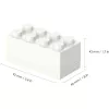 Lego LUNCH MINI 8 WHITE 40121735 (40121735) – originali ROOM COPENHAGEN priešpiečių dėžutė