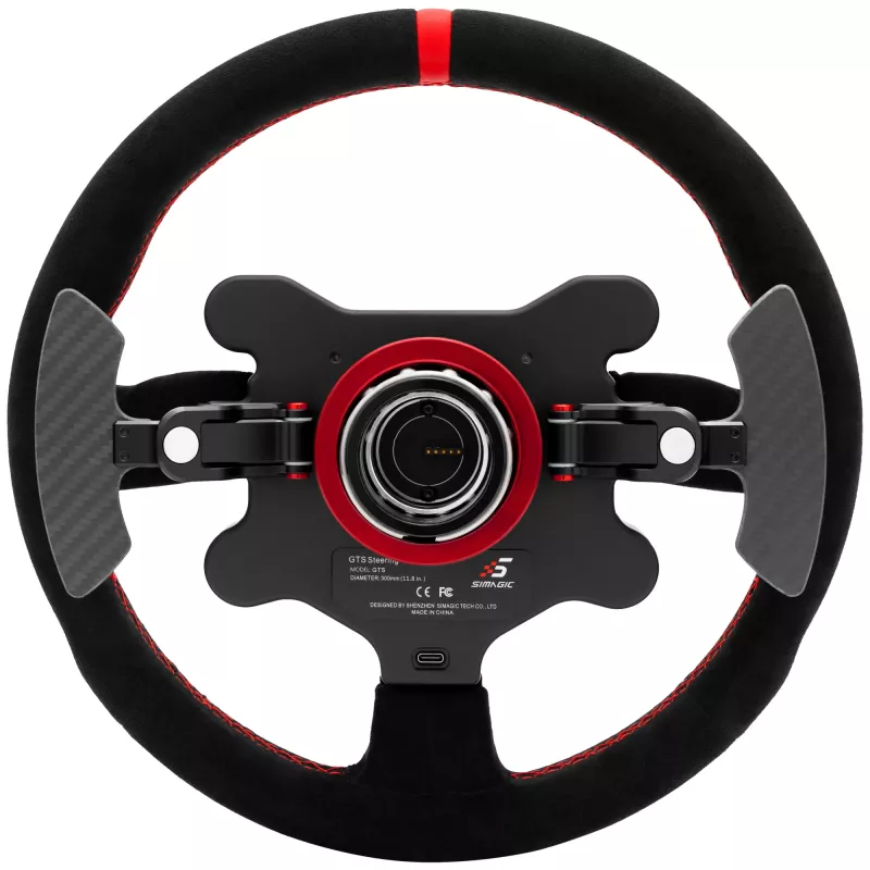 Simracing vairas Simagic GTS Alcantara S202 – Alcantara danga, modelis S202
