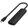 Satechi ST-P4SK USB-C 4-in-1 daugiafunkcis adapteris, juodas