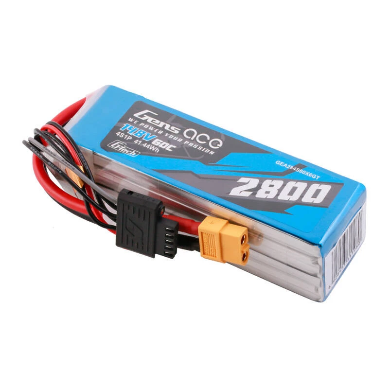 Gens ace G-Tech Soaring 2800mAh 14.8V 60C 4S1P LiPo akumuliatorius su XT60 jungtimi