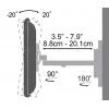 Sbox LCD-441 sieninis laikiklis (23-55 colių / 30 kg / 400x400)
