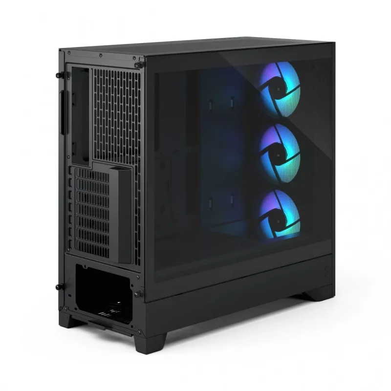 PC korpusas Fractal Design Pop 2 Air Black TG RGB Midi bokštas — ATX/Micro‑ATX/Mini‑ITX, 3x120mm priekyje, 1x120mm gale, 2,5 colio+3,5 colio lizdai