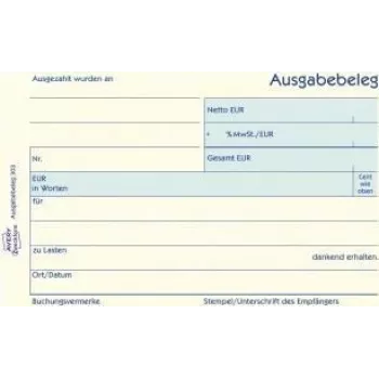 Avery 303 mėlyna – balta – geltona administravimo knyga (303)