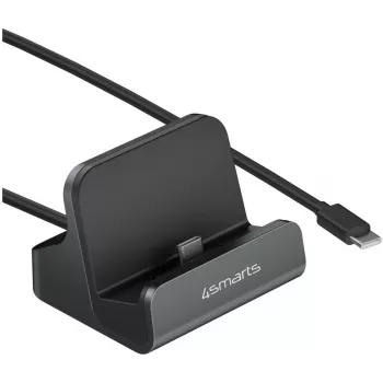 4smarts VoltDock USB-C įkrovimo stotelė 60W Pilka (541426)