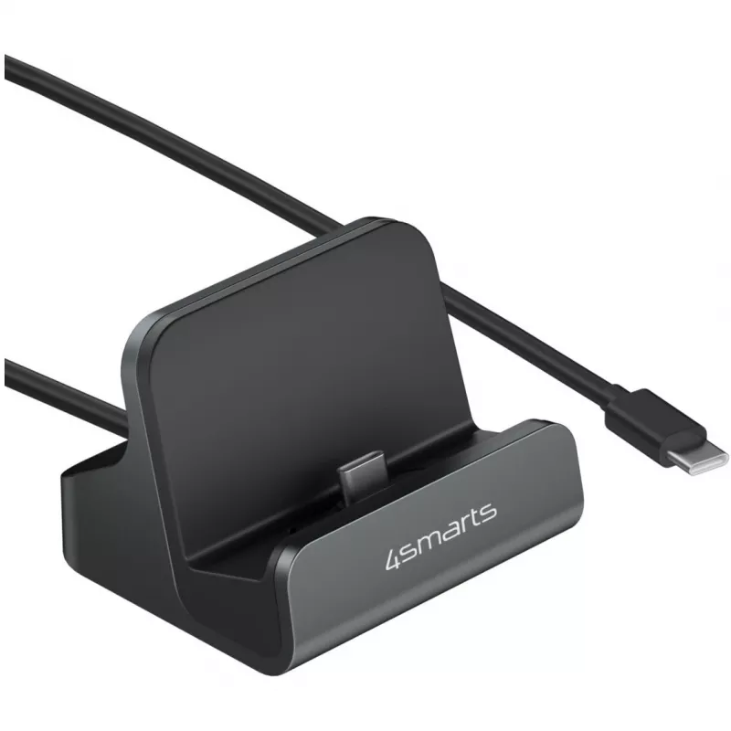 4smarts VoltDock USB-C įkrovimo stotelė 60W Pilka (541426)