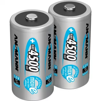 1x2 Ansmann maxe akumuliatorius NiMH Baby 4500 mAh Vokiškas (5035352)