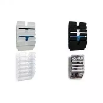 Literatūros stovas Durable FLEXIPLUS 6 lentynų Baltas