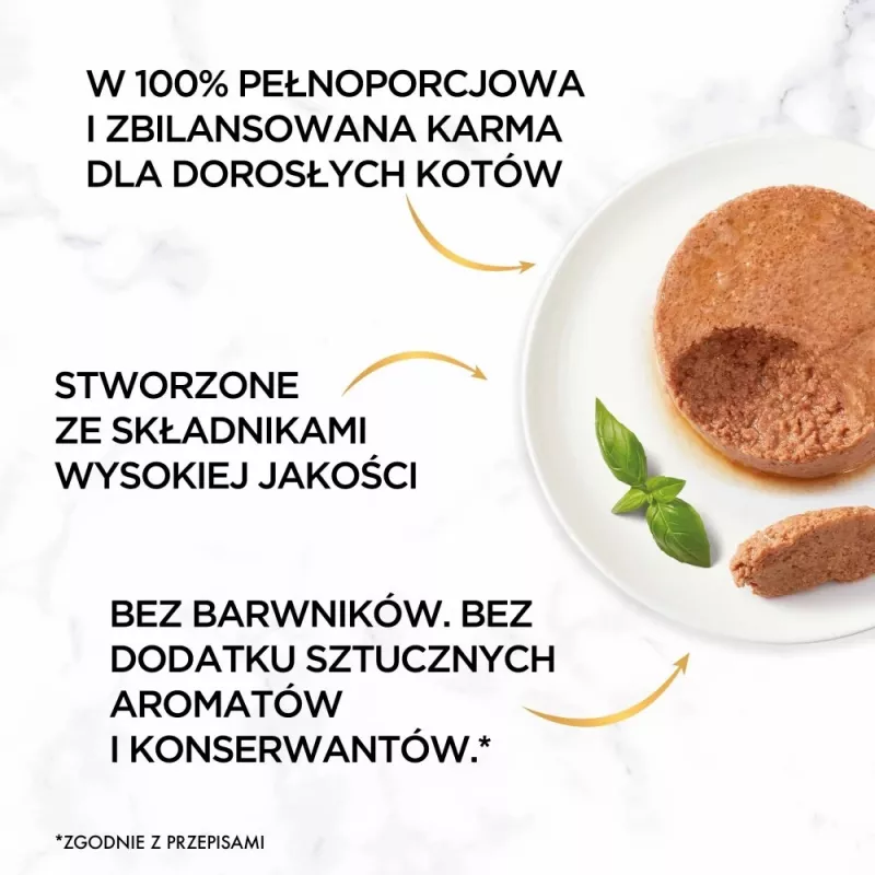 Šlapio maisto kačių multipakas Purina Nestlé Gourmet Gold Mus Mix 48×85 g skirtingų skonių