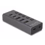 USB šakotuvas Delock 64248 5 Gbps 2 x Type-A 2 x Type-C 1 greito įkrovimo prievadas