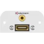 Kištukinis lizdas HDMI + 3,5 mm Kindermann 7441000589