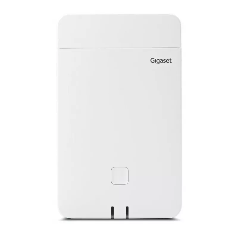 DECT IP bazinė stotelė Gigaset N770 IP Pro – 120 kanalų, HTTPS/SIPS/SRTP/SSL/TLS, patalpose iki 50 m, lauke iki 300 m, balta