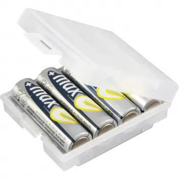 ANSMANN 4000740 baterijų dėžutė BATTERY BOX 4, iki 4 elementų AA arba AAA