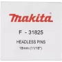 Makita vinys 0,6 x 25 mm nerūdijantis plienas F-32155 10000 vnt.