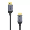 UNITEK C1628GY01-1M DisplayPort kabelis, juoda, pilka