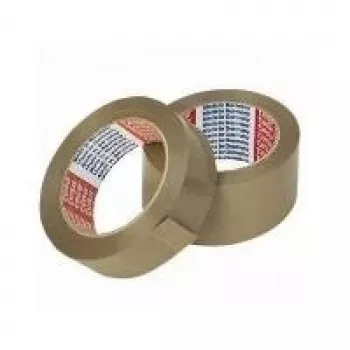 Lipni juosta TESA Packband 04124-00093 66m x 25mm PVC gelsvai ruda