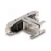 DeLOCK RJ45 jungtis LSA į LSA Cat.6A be įrankių, juoda