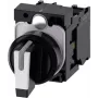 Siemens Drehschalter Frontring Kunststoff Schwarz, Weiß 2 x 45 ° SIRIUS ACT 3SU1100-2BL60-1NA0 1 St. (3SU1100-2BL60-1NA0)