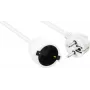 Prailginimo laidas Helos 262878 CEE 7/7 (kampinis kištukas) į CEE 7/7 (tiesi lizdas) 250V 16A 10m baltas