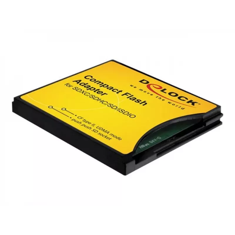 DeLOCK 61796 Compact Flash adapteris SD/MMC kortelėms