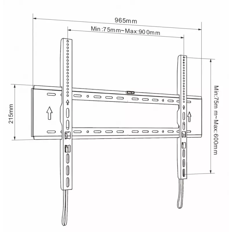 LCD laikiklis AR-94XXL 65-120 colių 200KG 900x600