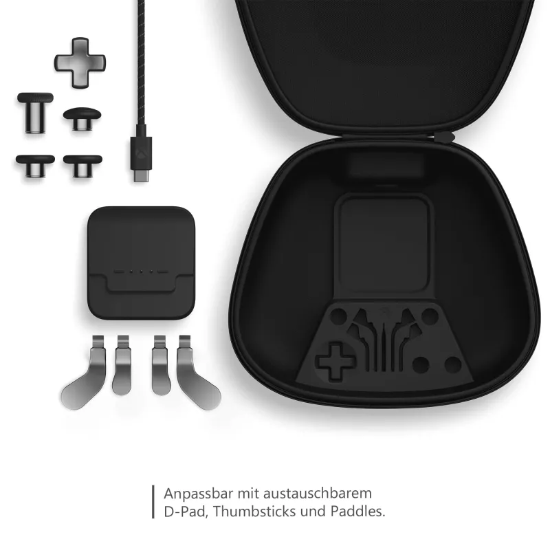 Priedų rinkinys valdikliui Microsoft Xbox Elite Wireless Controller Series 2 Complete Component Pack juodas sidabrinis
