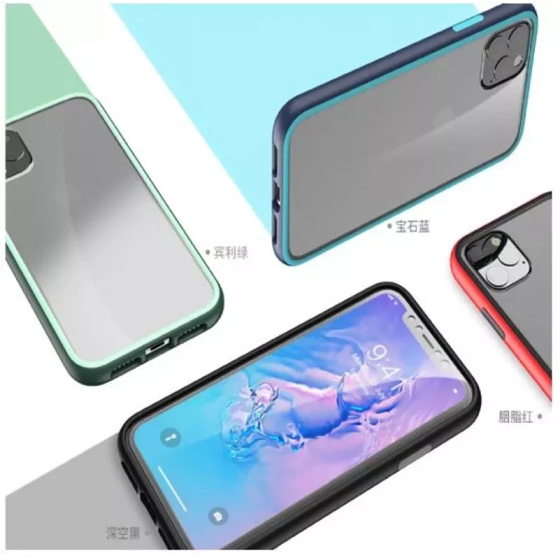 Apsauginis dėklas COMMA iPhone 11 Pro Max – anti-smūginis, žalias