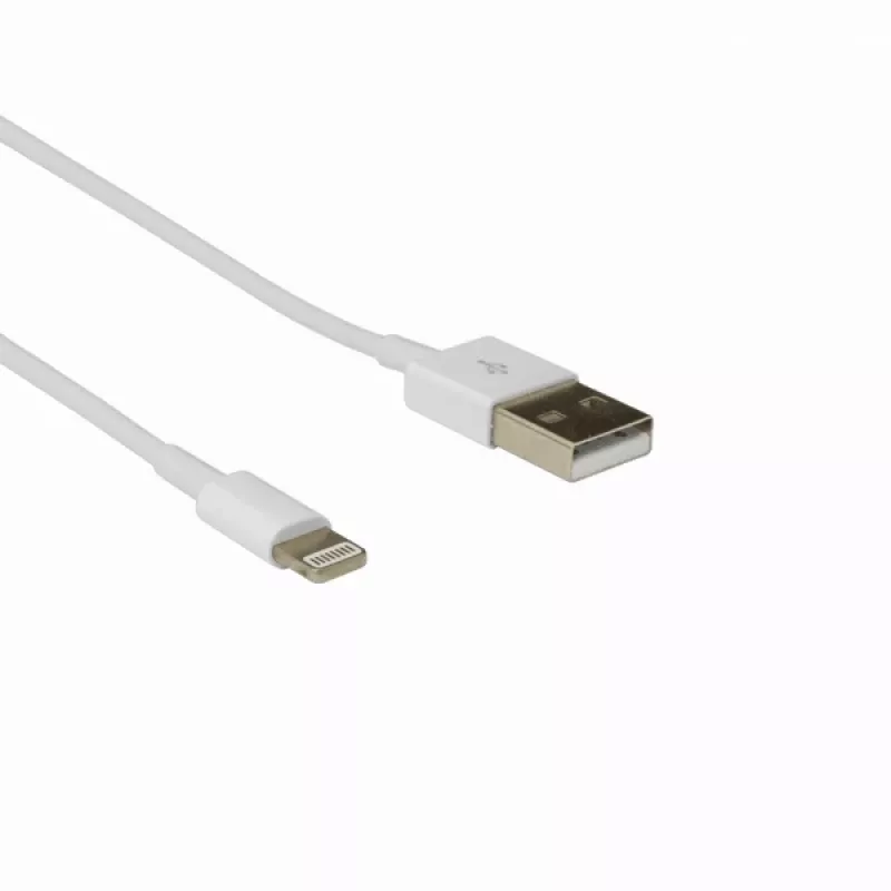 Sbox USB A – M. iki I-PH.7 laidas, 1 m, baltas