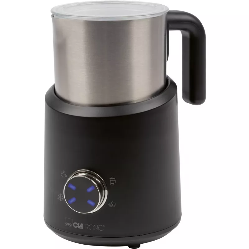 Pieno putoklis CLATRONIC MS 3812 automatinis, juodas nerūdijantis plienas, 500 W, 740 ml
