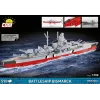 Konstruktorius Cobi mūšio laivas Bismarck modelis, 590 detalių
