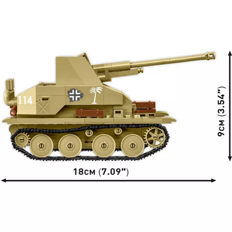 Konstruktorius Cobi Blocks Marder III – 486 dalių, karinės transporto priemonės modelis