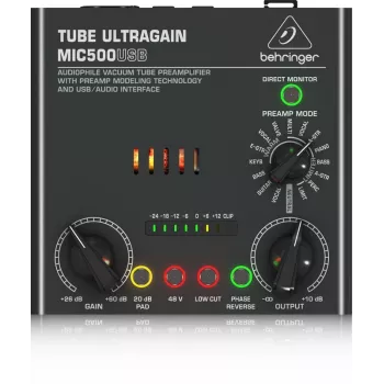 Behringer MIC500USB garso išankstinis stiprintuvas