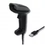 Nešiojamas brūkšninių kodų skaitytuvas QOLTEC 50863 – 1D/2D, USB, LED, juodas, 5V, 1,8 m laidas