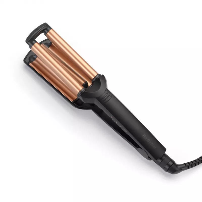 BaByliss Deep Waves Garbanojimo žnyplės Šilta juoda, Oranžinė 98.4 (2,5 m)