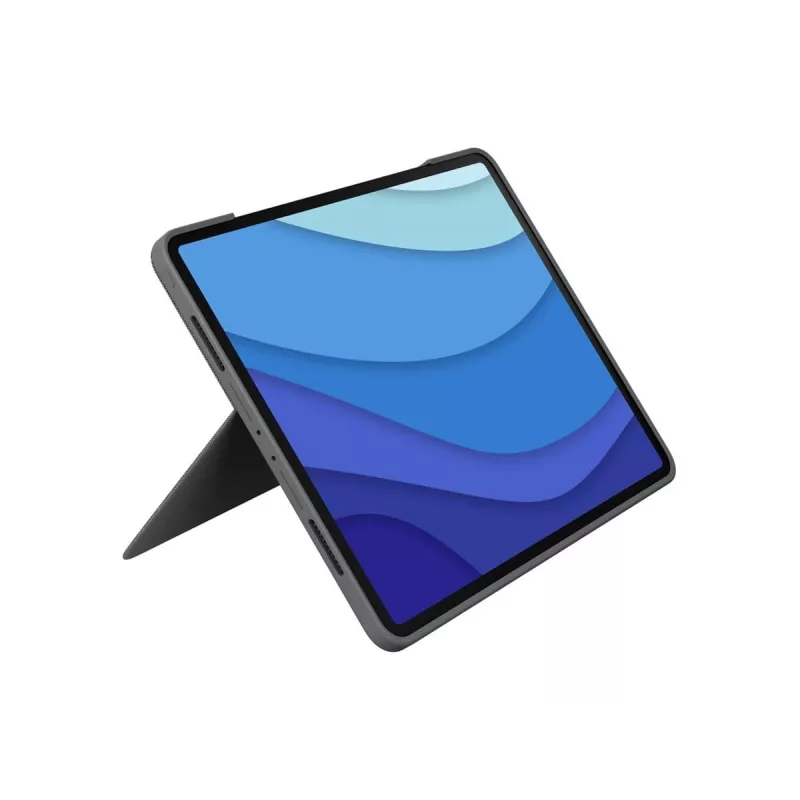 Klaviatūrinis dėklas Logitech Combo Touch QWERTZ vokiškas išdėstymas Smart Connector grafitas
