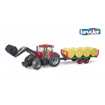 Žaislinis automobilis su trasa BRUDER 3198, plastikinis, raudonas, nuo 3 metų