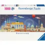 Dėlionė Ravensburger Panorama Naktinis Berlynas 1000 dalių, panoraminis formatas