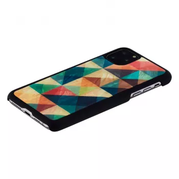 Dėklas „iKins“ iPhone 11 Pro Max — Mosaic Black apsauginis dangtelis
