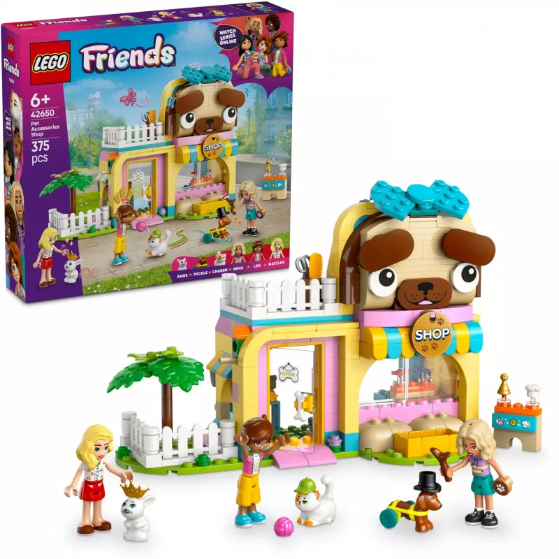 LEGO FRIENDS 42650 Naminių gyvūnų aksesuarų parduotuvė