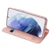 Dux Ducis Skin Pro dėklas su užsegimu ir laikikliu Samsung Galaxy S22+ (S22 Plus) rožinis