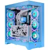 Thermaltake CA-1Y3-00MFWN-01 Mėlynas kompiuterio korpusas