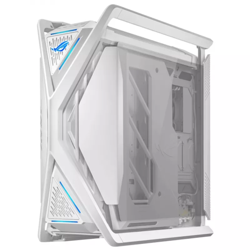 ASUS ROG GR701 Hyperion White, PC korpusas, Baltas, ATX, EATX, micro ATX, Mini-ITX, Aliuminis, Daugiaspalvis, Priekis