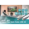 HDMI AOC hibridinis optinis laidas Digitus AK-330125-200-S, 20 m
