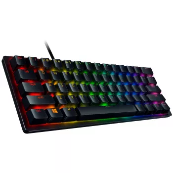 Klaviatūra „Razer Huntsman Mini“ su spraginčiais optiniais jungikliais (violetiniai)