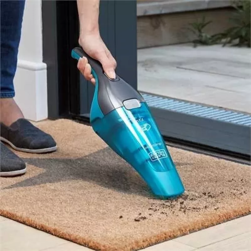 Nešiojamas dulkių siurblys Black & Decker WDC215WA – sausas valymas, 0,385 L, 7,2 V Li-Ion, 14 AW siurbimas, 10 min veikimo