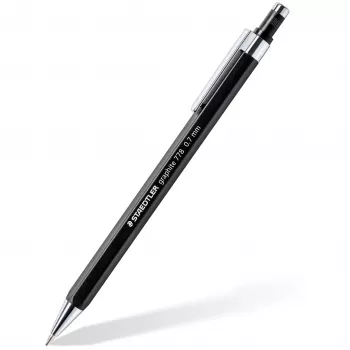 Mechaninis pieštukas Staedtler 778 07-9, šešiakampis kotas, juodas, 0,7 mm švino