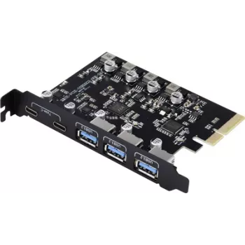 Renkforce RF-6613196 3+2 prievadų USB 3.2 Gen 2 valdiklio kortelė su USB-C® (USB 3.2 Gen 2)
